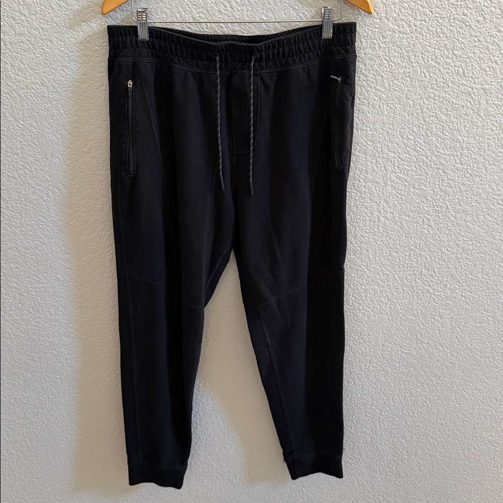 Abercrombie & Fitch Men Black Pull-On Joggers Size Medium